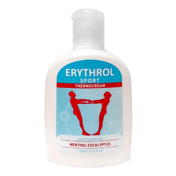 Erysport Erythrol Sport Thermocream, Menthol + Eucalyptus Θερμαντική Κρέμα Τζελ - 100ml